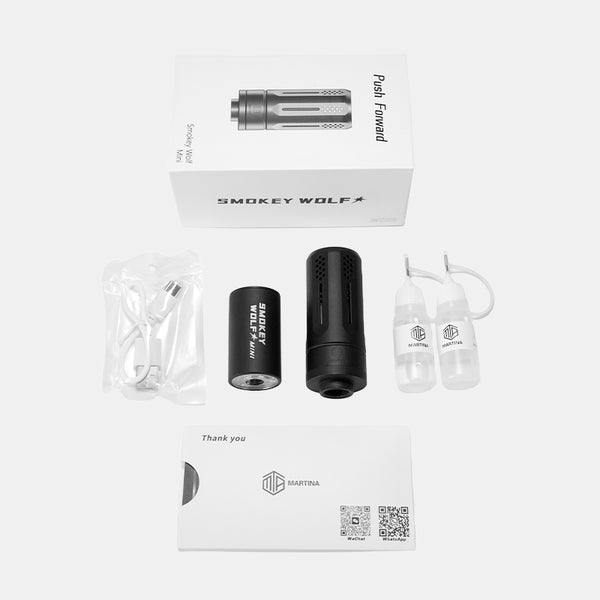 Martina Smokey Wolf Mini Airsoft Muzzle Attachment w/ Muzzle Flash & Smoke Effect