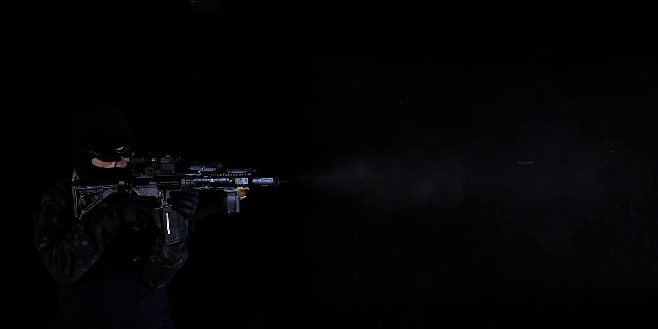 Martina Smokey Wolf Mini Airsoft Muzzle Attachment w/ Muzzle Flash & Smoke Effect