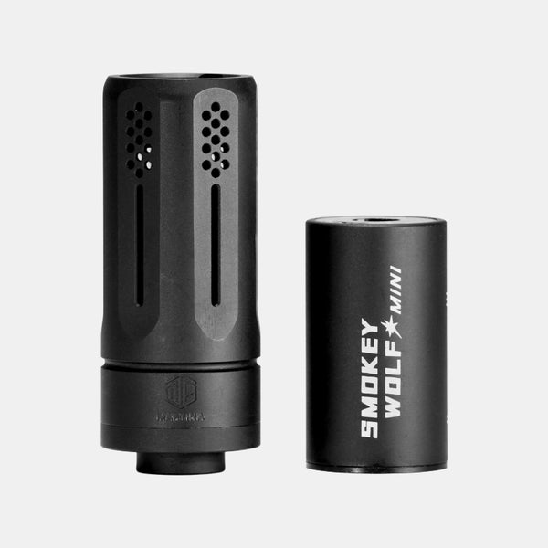 Martina Smokey Wolf Mini Airsoft Muzzle Attachment w/ Muzzle Flash & Smoke Effect