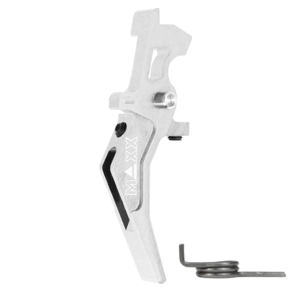 Maxx CNC Aluminum Advanced Speed Trigger – Style B Silver