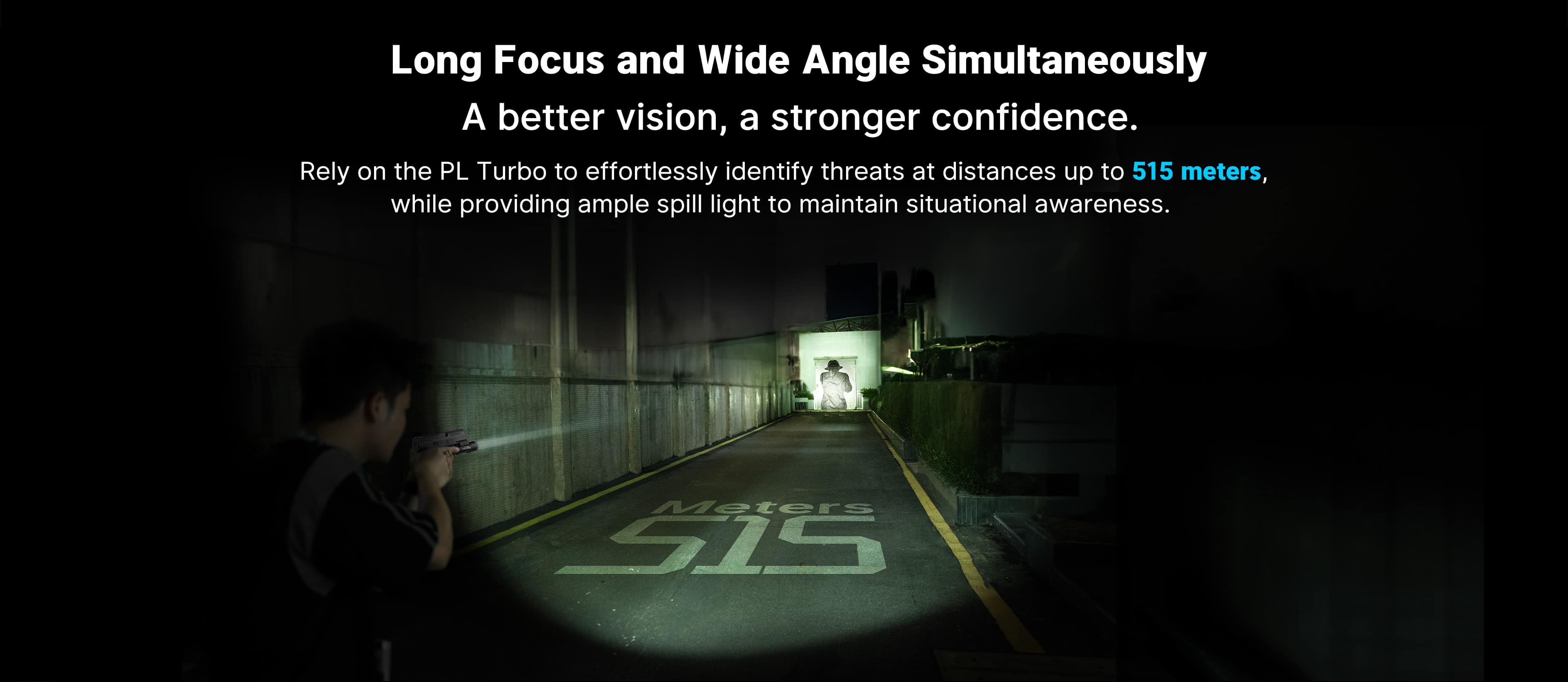 Olight PL Turbo Tactical Pistol Flashlight w/ Spotlight and Floodlight – Desert Tan 800 Lumens | Olight