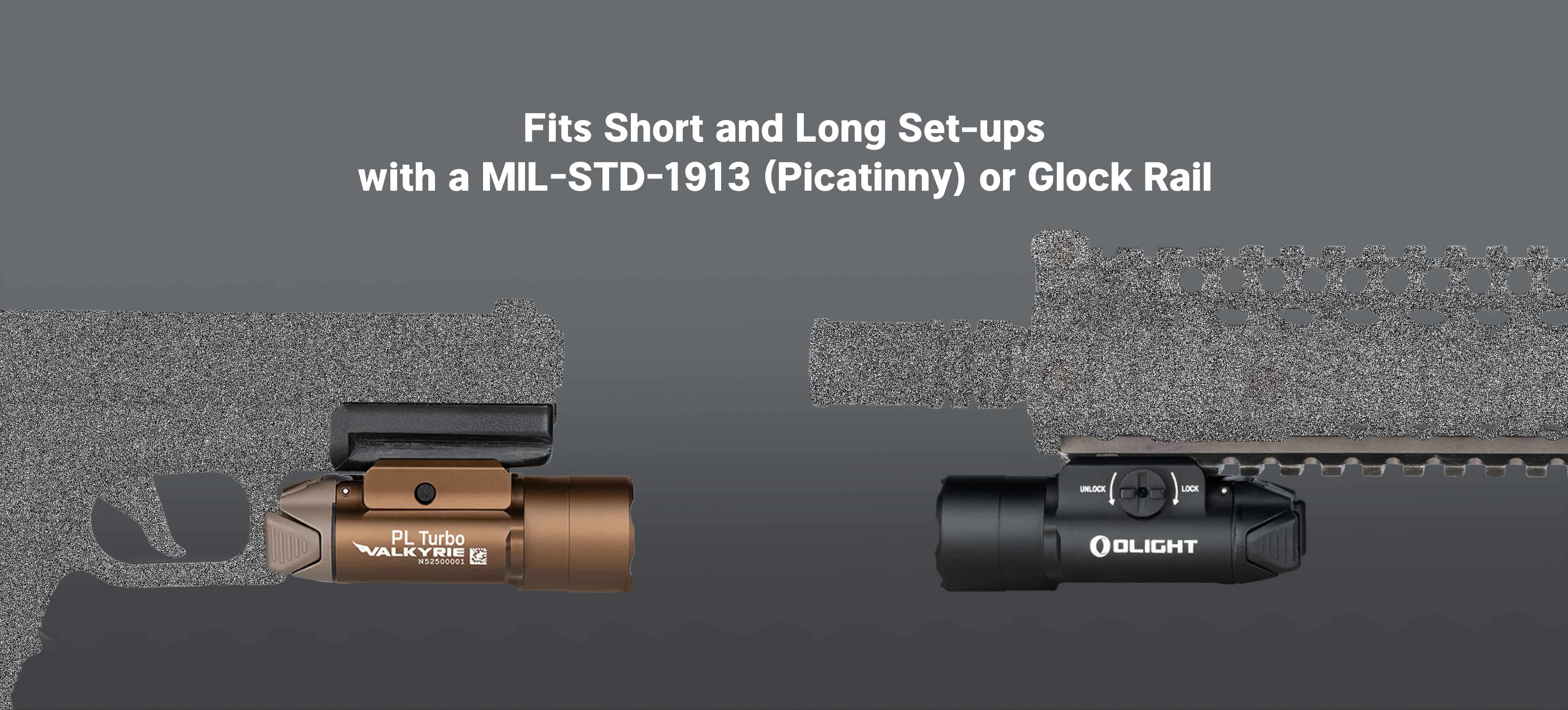 Olight PL Turbo Tactical Pistol Flashlight w/ Spotlight and Floodlight – Desert Tan 800 Lumens | Olight