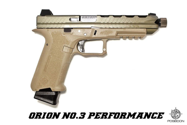 Poseidon Orion No.3 Performance Gas Blowback Airsoft Pistol – Tan | Poseidon Airsoft
