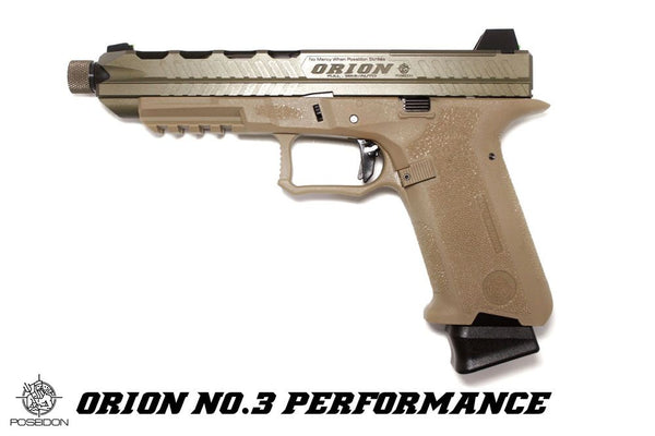 Poseidon Orion No.3 Performance Gas Blowback Airsoft Pistol – Tan | Poseidon Airsoft