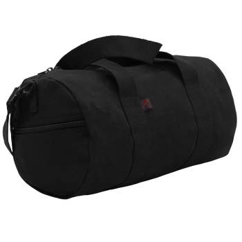 24” Canvas Duffle Bag – Black | Rothco