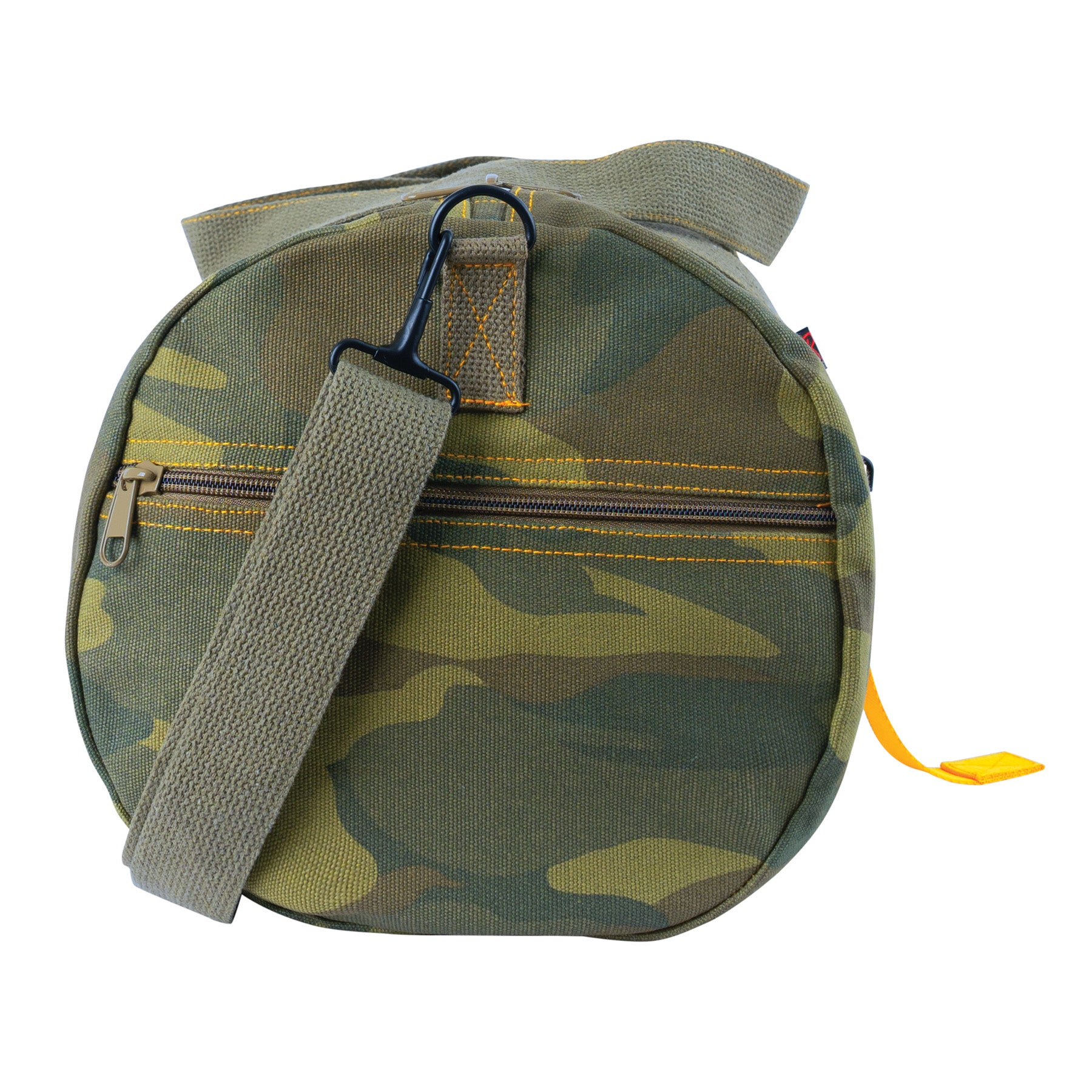 Canvas Equipment 19” Duffle Bag – Woodland Camo
