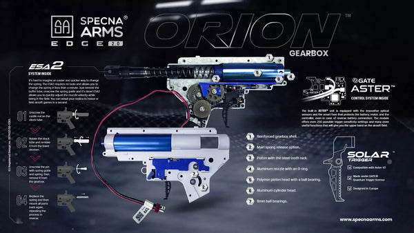 Specna Arms E23 Edge 2.0 Gate ASTER Airsoft Carbine AEG – Chaos Bronze | Specna Arms