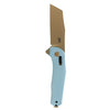 SOG Diverge XR Folding Knife w/ Light Blue 6061 Aluminum Handle – Gold D2 Steel Blade