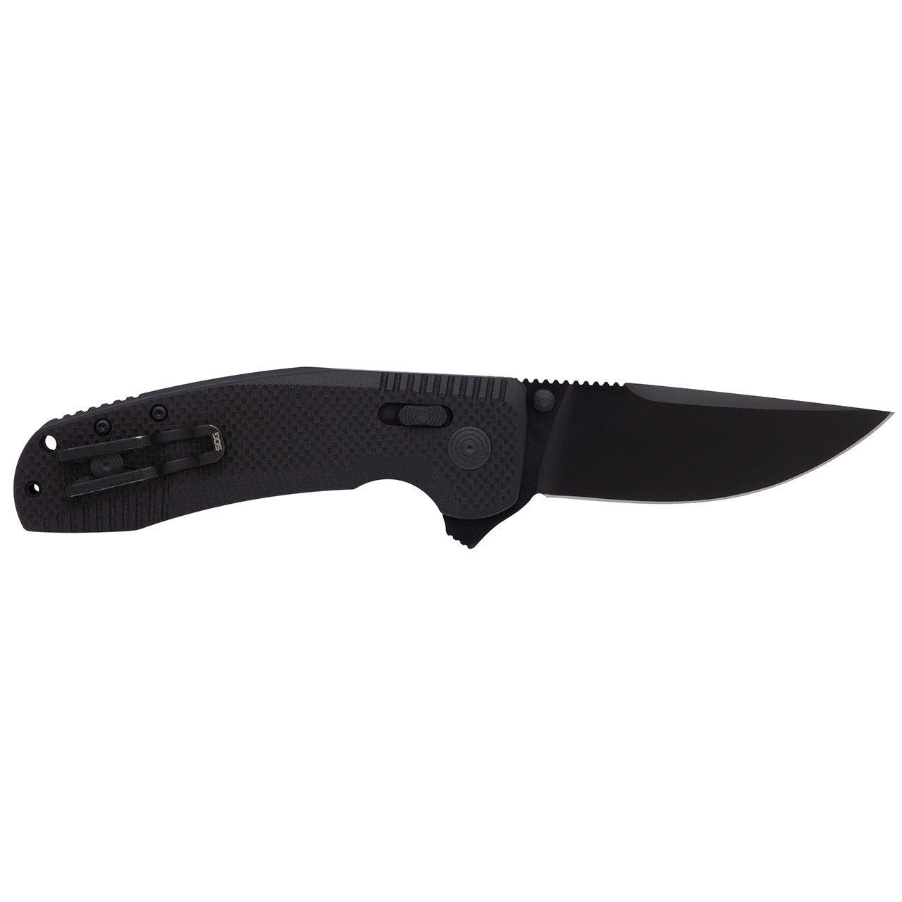 SOG Tac XR Folding Knife w/ Black Handle – D2 Steel