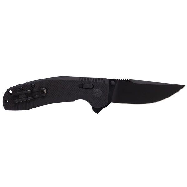 SOG Tac XR Folding Knife w/ Black Handle – D2 Steel