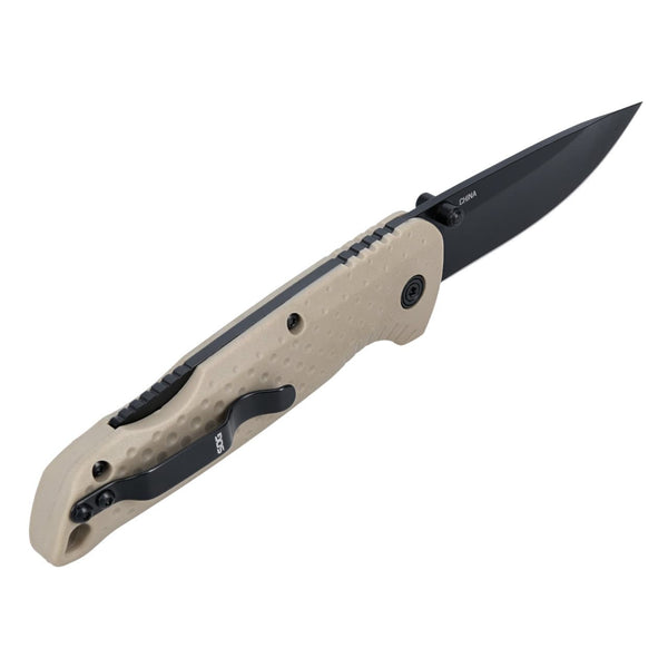 SOG Adventurer LB Folding Knife – FDE Handle