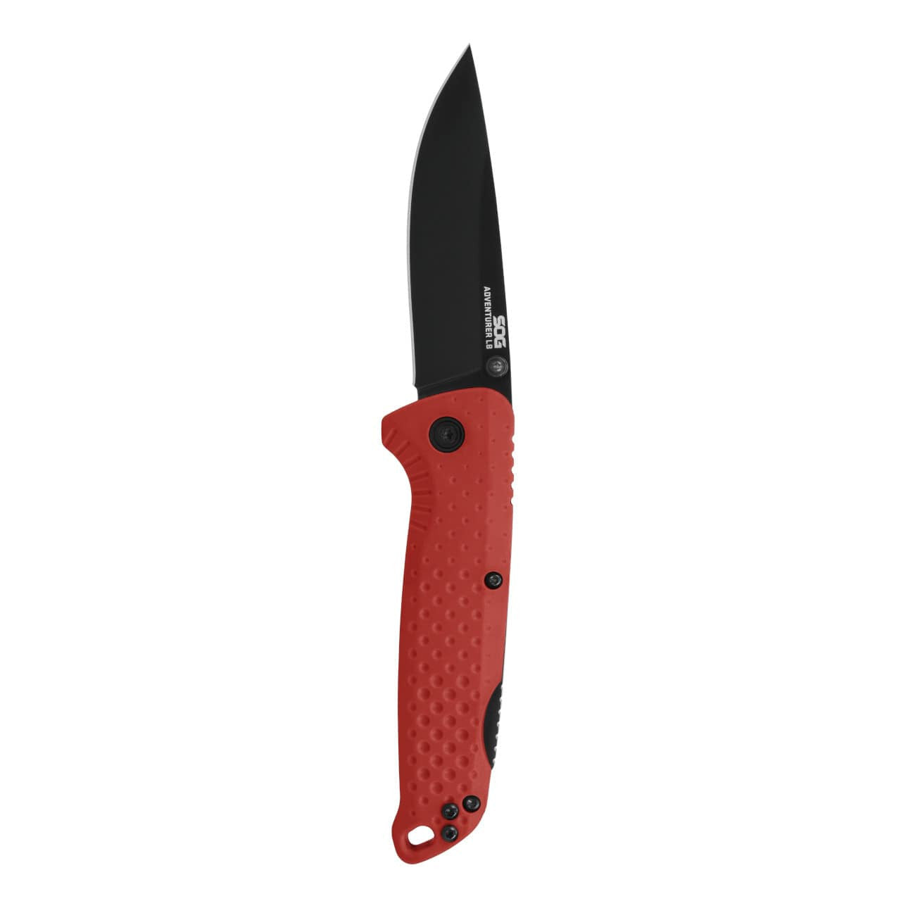 SOG Adventurer LB Folding Knife – Red Handle