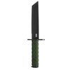 SOG Tanto Bayonet Fixed Blade Knife w/ Sheath- OD Green Handle