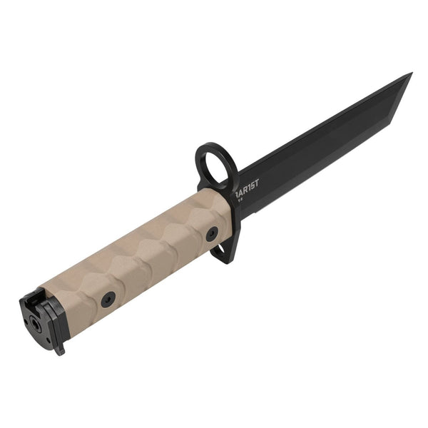 SOG Tanto Bayonet Fixed Blade Knife w/ Sheath- FDE Handle