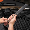 SOG Tanto Bayonet Fixed Blade Knife w/ Sheath- FDE Handle