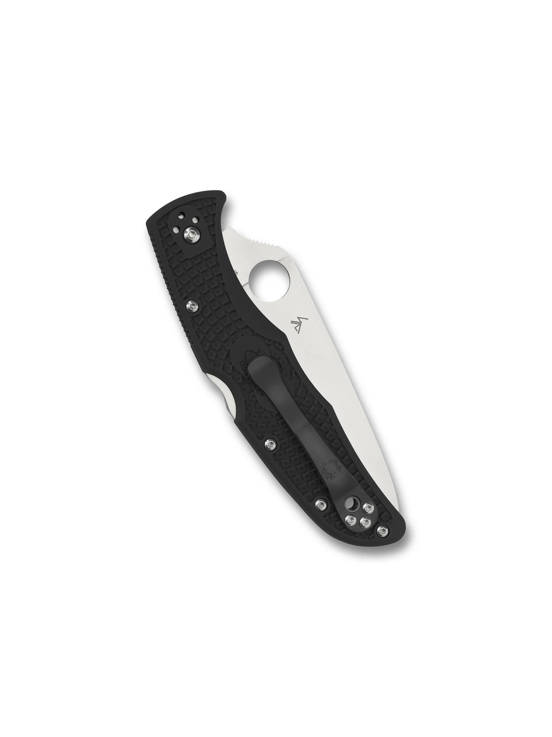 Spyderco Endura 4 Flat Ground Folding Knife – VG10, Black Handle C10FPBK