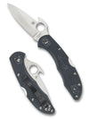 Spyderco Delica 4 Emerson Wave Folding Knife – VG-10, Grey Handle C11PGYW