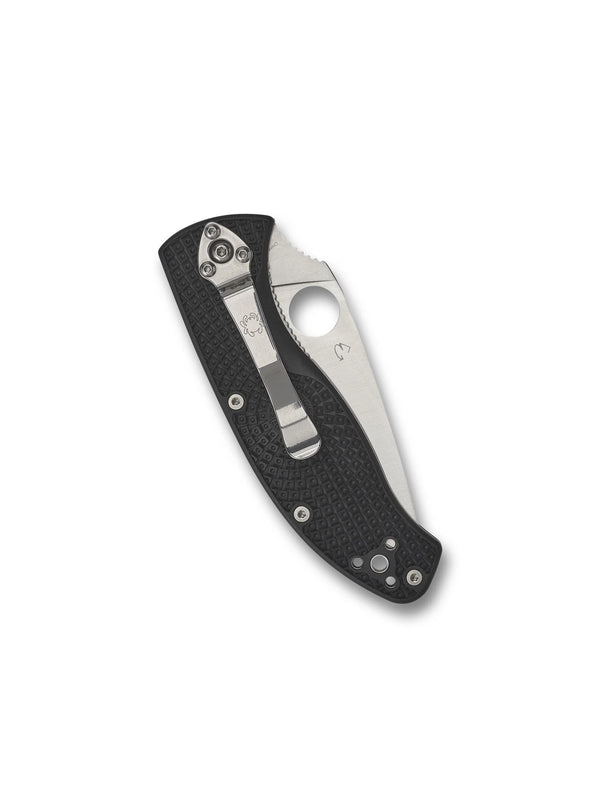 Spyderco Tenacious Lightweight Folding Knife – 8Cr13MoV, Black Handle C122PBK
