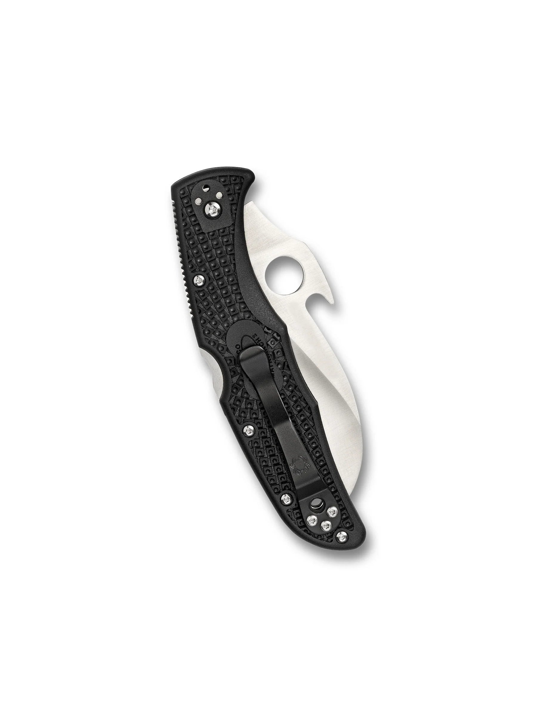 Spyderco Matriarch 2 Emerson Wave Serrated Folding Knife – VG-10, Grey Handle C12SBK2W