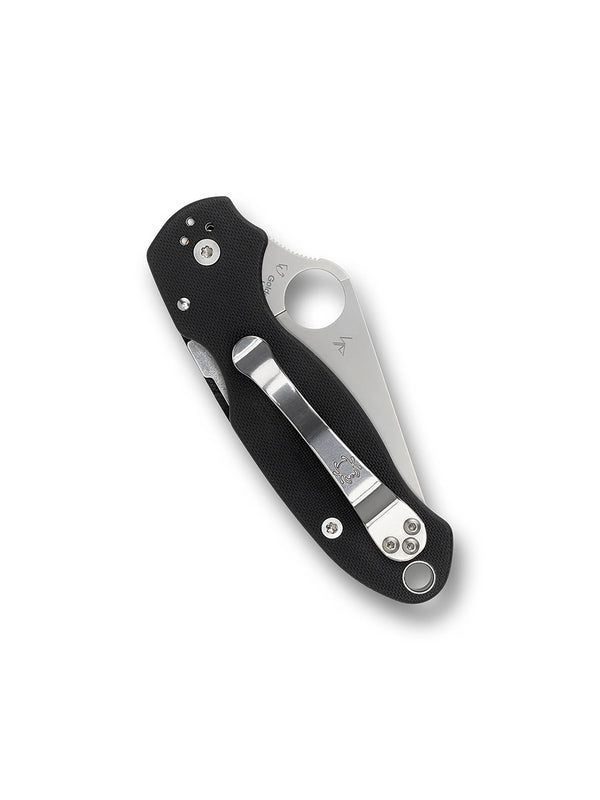 Spyderco Para 3 Compression Lock Folding Knife – S45VN, Black G10 Handle C223GP