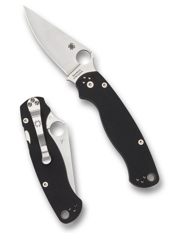 Spyderco Para Military 2 Folding Knife – S45VN, Black G10 Handle C81GP2