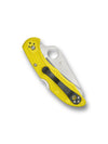 Spyderco Salt 2 Ultra Stainless Serrated Folding Knife – H2 Steel, Yellow Handle C88SYL2
