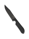 Spyderco Street Bowie Fixed Blade Knife – VG10, Black G10 Handle, Plastic Sheath FB04PBB