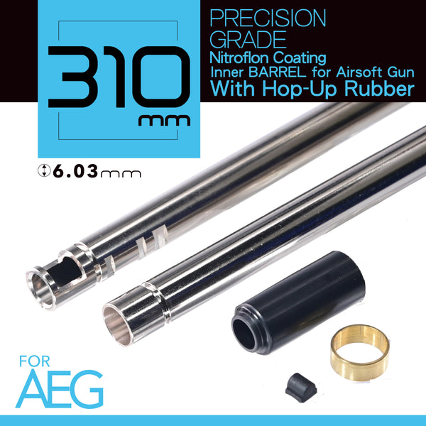 Unicorn Airsoft Nitroflon Coating Ultra Precision Inner Barrel For AEG – 310mm