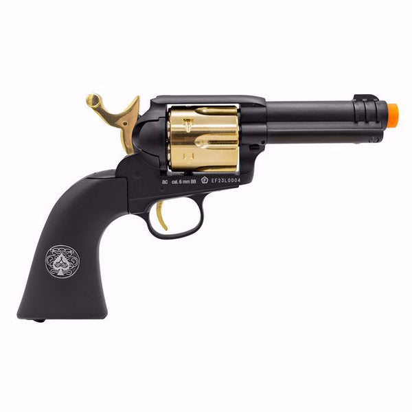 Umarex Legends Gambler High Stakes Limited Edition Airsoft Revolver – Black/Gold