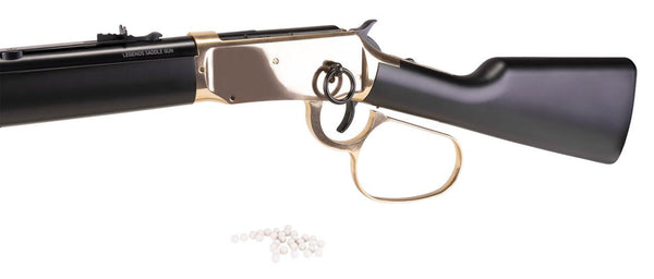 Umarex Elite Force Legends Saddle Gun Airsoft Lever Action Rifle – Black & Gold Limited Edition