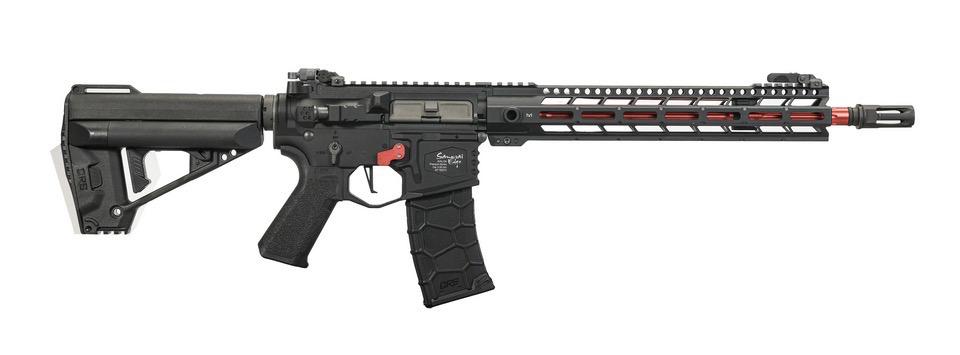 VFC Avalon Samurai Edge Carbine Airsoft M4 AEG Rifle w/ GATE Aster - Red Trim 2025 Limited Version