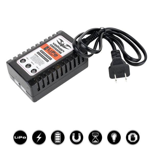 Valken Compact 2-3 Cell LiPo Airsoft Smart Charger | Valken