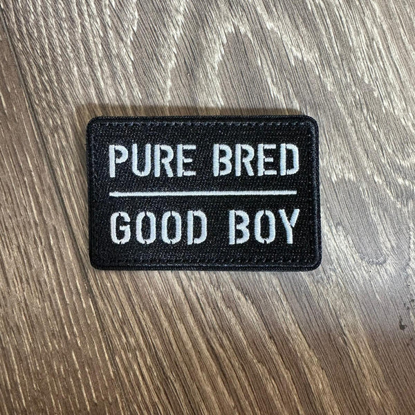 Pure Bred Good Boy Velcro Patch | Velcro Patches