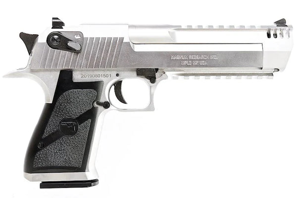 Cybergun/WE-Tech Magnum Research Desert Eagle L6 .50AE Gas Blowback Airsoft Pistol – Silver