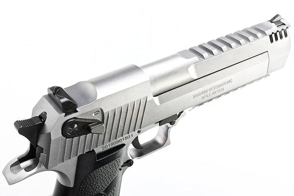 Cybergun/WE-Tech Magnum Research Desert Eagle L6 .50AE Gas Blowback Airsoft Pistol – Silver