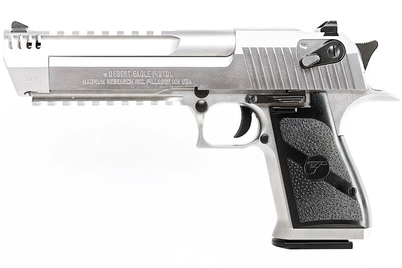 Cybergun/WE-Tech Magnum Research Desert Eagle L6 .50AE Gas Blowback Airsoft Pistol – Silver