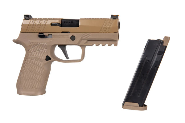 WE Tech F18 V2 Gas Blowback Airsoft Pistol – Tan | WE Tech