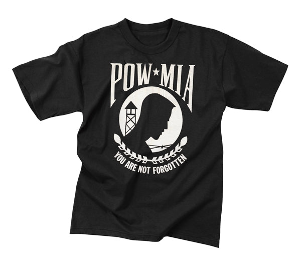 POW MIA T-Shirt – Black | Rothco