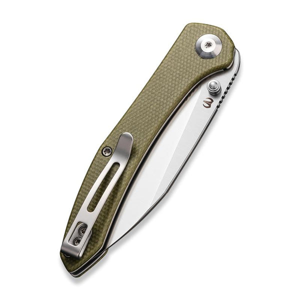 Civivi Hadros Folding Knife – Satin Blade w/ Olive Micarta Handle | Civivi Knives