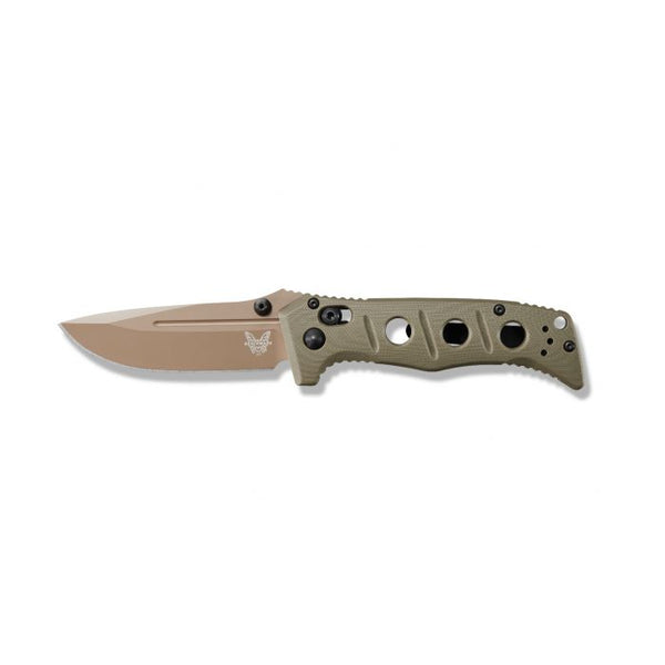 Benchmade 273FE-2 Mini Adamas Folding Knife – CPM-Cruwear Steel OD Handle | Benchmade USA