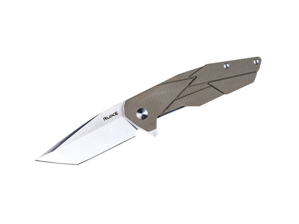 Ruike P138 Tanto Folding Knife – Desert Sand | Ruike