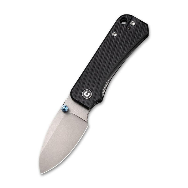 Civivi Baby Banter Folding Knife – Stonewashed Blade w/ Black G10 Handle | Civivi Knives