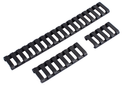 18 Slot LoPro Rail Covers Set - Black | ACM
