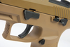 Sig Sauer Licensed M17 (P320) Green Gas GBB Airsoft Pistol by VFC – Tan | VFC