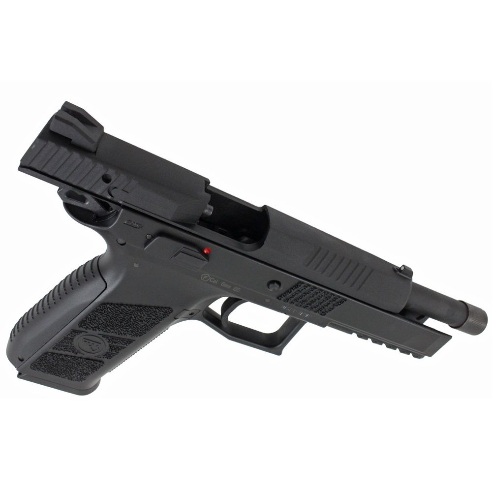 ASG CZ Licensed P-09 CO2 Blowback Airsoft Pistol – Black w/ Outer Barrel thread | Action Sport Games