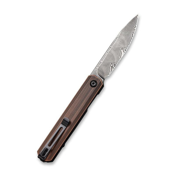 Civivi Exarch Folding Knife – Damascus Steel w/ Copper Handle | Civivi Knives