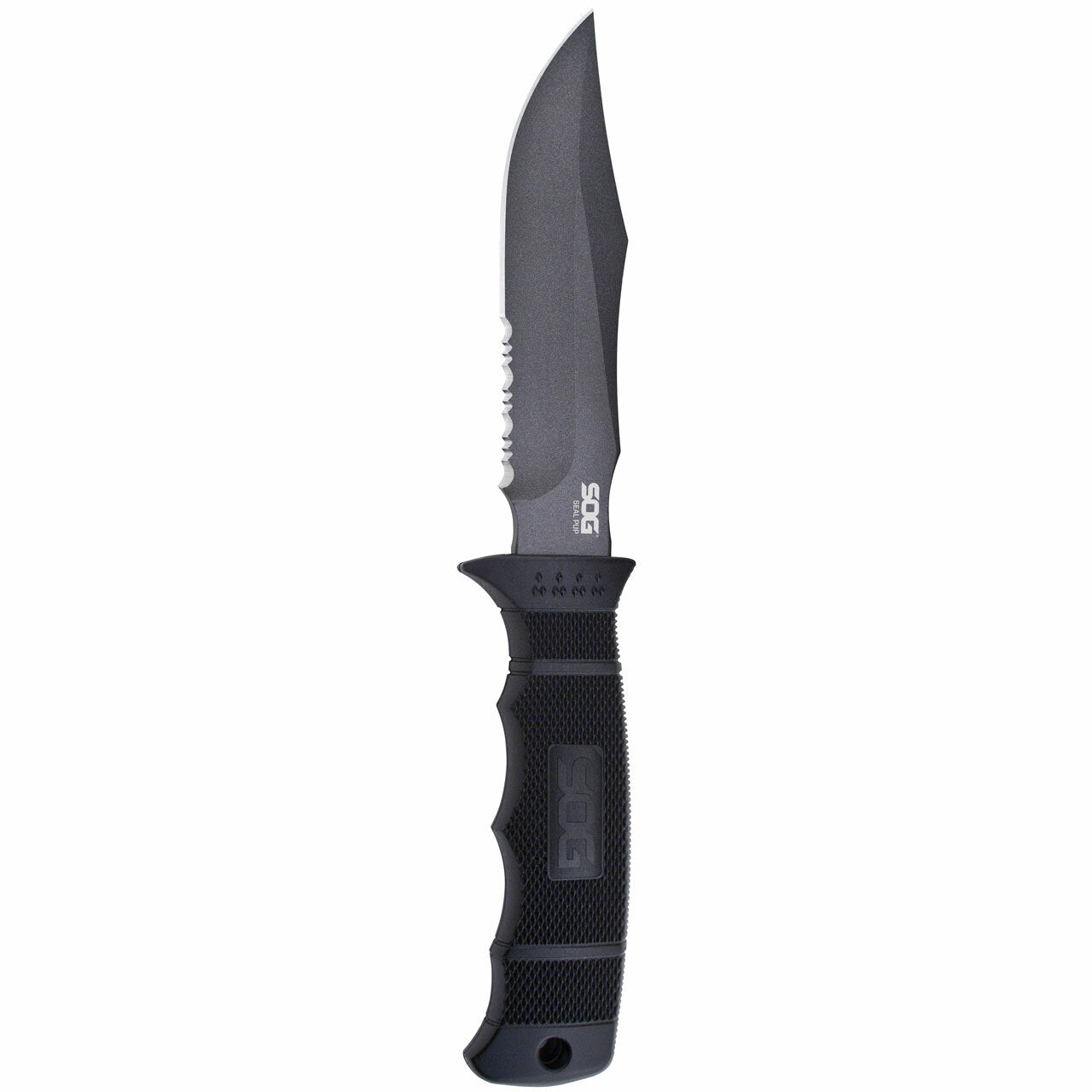 SOG Seal Pup Fixed Blade Knife – Serrated w/ Hard Nylon Sheath | SOG Knives