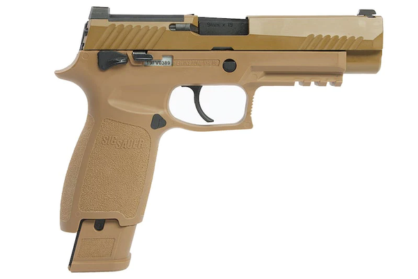 Sig Sauer Licensed M17 (P320) Green Gas GBB Airsoft Pistol by VFC – Tan | VFC