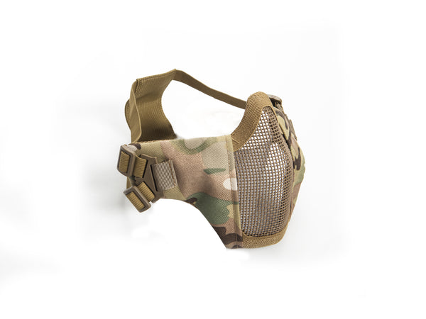 ASG Metal Mesh Airsoft Mask w/ Cheek Pad – Multicam | Action Sport Games