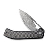 Civivi Riffle Folding Knife – Damascus Steel w/ Carbon Fiber Handle | Civivi Knives